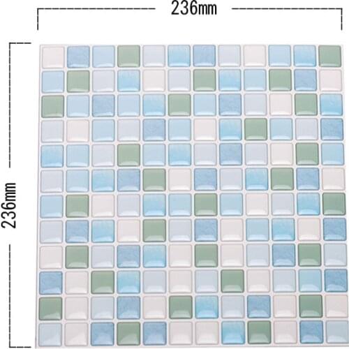 Mosaic Wall Sticker Peel And Stick Self Adhesive Backsplash Tile For Kitchen Bathroom Home DIY Decor