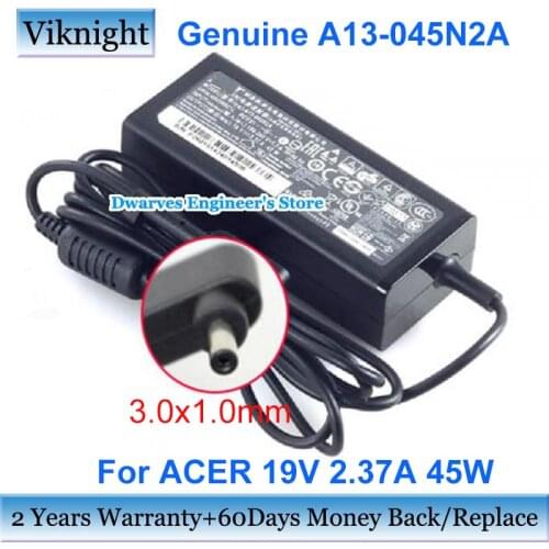 Genuine ADP-45HE B 19V 2.37A 45W AC Power Supply Adapter A13-045N2A For Acer Aspire V3-331 V3-371 PA-1450-26 W15-045N4A