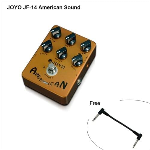 Effect Pedal JF-14 American sound (Amplifier Simulator), Reproduces The Sound&Mooer Performs Great From Clean Driven/free cable