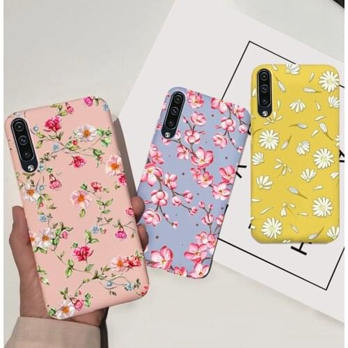 6.4" Shockproof Cover For Samsung A30s Case Rose Flowers Painted Phone Case For Samsung Galaxy A30s a 30s a30 s Coque SM-A307F