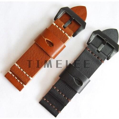 26mm Genuine Leather Watchband whole leather Strap For Fenix 3 Watch band Garmin Fenix 3