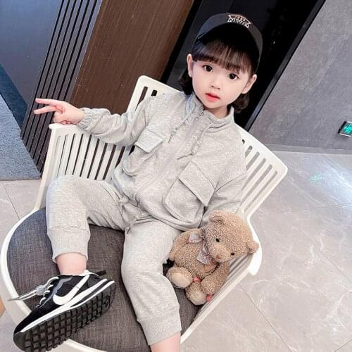 Girls Sport Clothes Sweatshirt + Pants Clothes For Girls Autumn Girl Clothing Toddler Childrens Clothes
