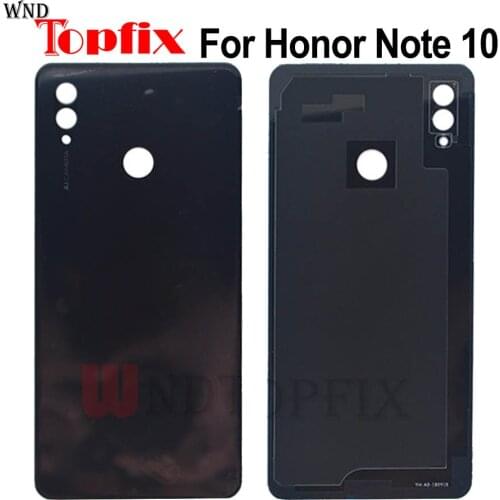 For Huawei Honor Note 10 Glass Battery Back Cover Panel Rear Cover Housing Door Honor Note10 Battery Cover Replacemt Parts