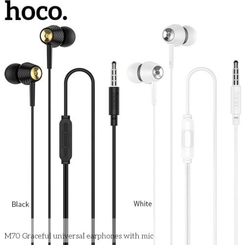 M70 Universal With Mic Earphone, Make Calls, Listen To Music, Headset, Control The Volume With One Button