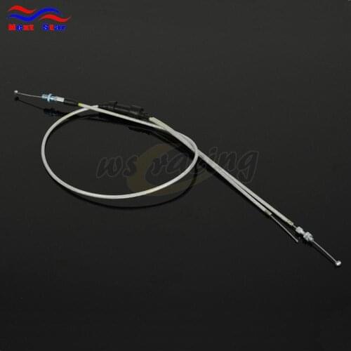 Dirt Bike Dual Throttle Cable Fit For KEIHIN PZ30 30mm Accelerating Accelerate Pump Motorcycle Carburetor PZ 30