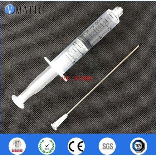 High Quality Non Sterilized Quality 10ml/10cc Luer Lock Plastic Syringes With 16G Blunt Tip Needles 10cm