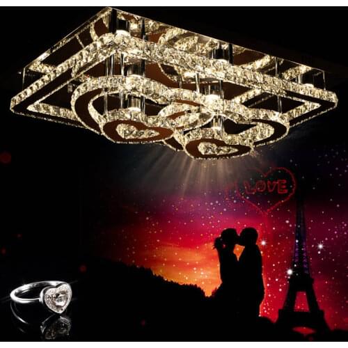 The high quality LED 30W 11-20light K9 Crystal ceiling Lihting 110-240v Crystal lamp the