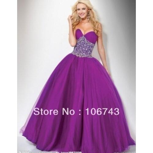 Free shipping 2016 new design vestidos Formal robe de soiree crystal beaded Elegant party prom ball gown Quinceanera Dresses