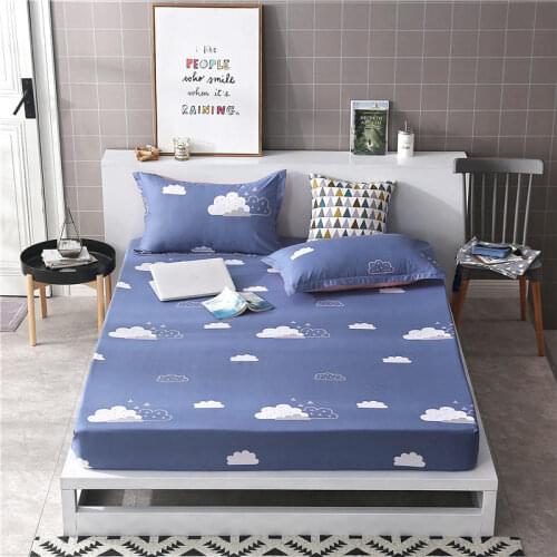 1pc Mattress Cover For Bed Quilted Fitted Sheet For 4 Sizes Cute Hot Style Bed Fitted Sheet Bedspread Twin Full Queen King