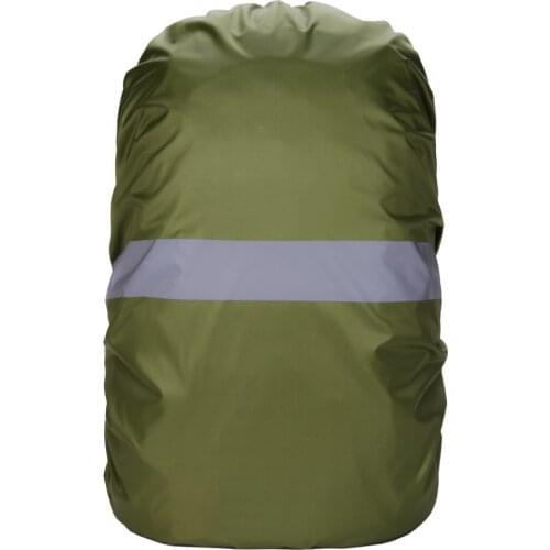 20-100L Waterproof Sports Backpack Cover Bag Rain Cover with Reflective Strip Cycling Camping Hiking Mountaineering Case