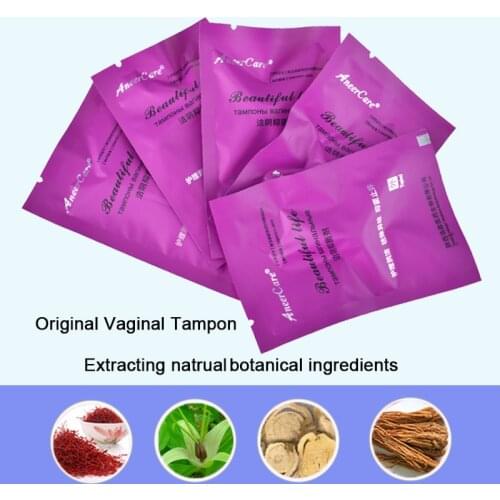 200pcs medicinal vaginal tampons chinese medicine swab discharge toxins feminine hygiene gynaecology pad tampons beautiful life