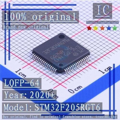 2020+ 100% Brand new original 1PCS-5PCS STM32F205RGT6 LQFP-64 Microcontroller chip