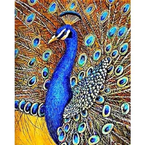 5D Diamond Embroidery Anmial Peacock Cross Stitch Full Square Round Resin Diamond Painting Diamond Mosaic rhinestones Home Decor