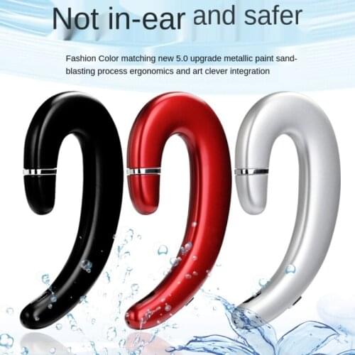 Bluetooth 5.0 Wireless Earphone Stereo Handsfree Call Business Headphones Bone conduction concept With Headset For all phones