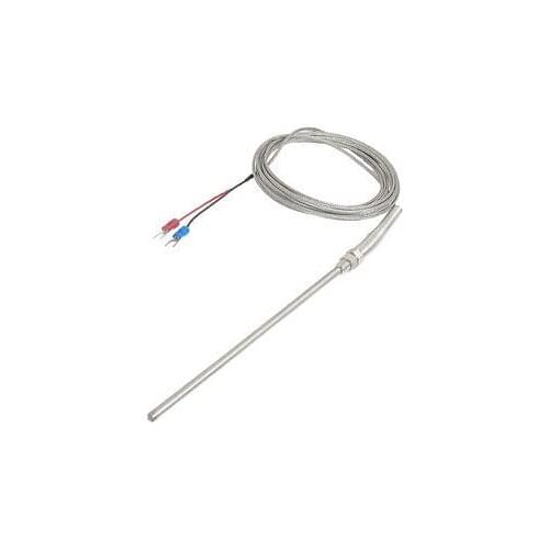 Liquid Measuring 150mm x 5mm K Type Earth Thermocouple Probe 3 Meters