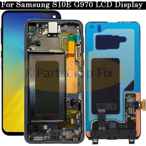 For Samsung Galaxy S10 e LCD G970F/DS G970U G970W SM-G9700 Display with frame Touch Screen Digitizer For SAMSUNG S10e lcd
