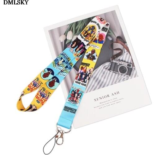 DMLSKY Brooklyn Nine-Nine TV Show Phone Lanyard Women Men Fashion Strap Neck Lanyards for ID Card Phone Keys M4658