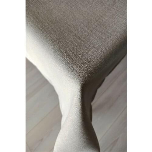 Linen Textured Stain Resistant Cream Table Cloth wedding decoration, rectangular tablecloth for party dinners, special dinner