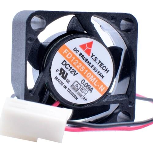 Brand new original FD122510ML-N 2.5cm 2510 25x25x10mm DC 12V 0.09A Double ball miniature device hard disk cooling fan