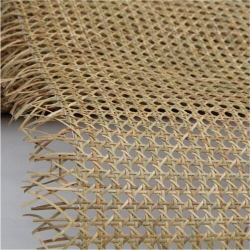 Natural Indonesian Real Rattan Cane Webbing Furniture Chair Table Background Wall Decor Material 40CM 45cm 50cm 60cm 71cm Wide