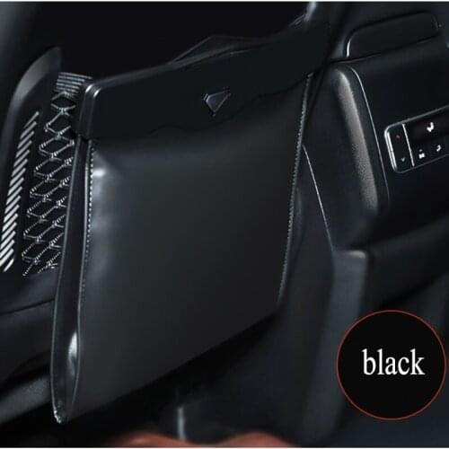 Car Seat Back Organizer PU Leather Garbage Storage Bag Car Organizer Accessories for Hyundai SOLARIS CRETA ix35 TUCSON GETZ i30