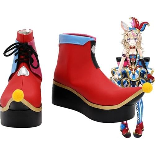 YouTuber Japanese Virtual VTuber Hololive Omaru Polka Cosplay Shoes Boots Halloween Costume Accessories Custom Made
