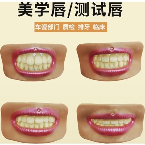 High-quality Dental lab denture laboratory mouth measuring lip measurement tool aesthetics parts 4 pcs different shape