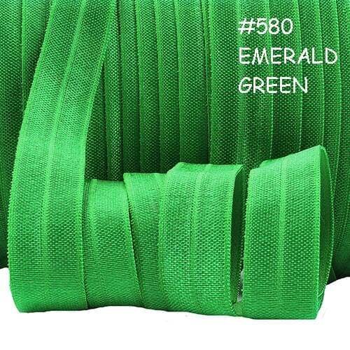 Factory supply high quality 15 mm solid color fold over elastic, more than 100 colors for selecting