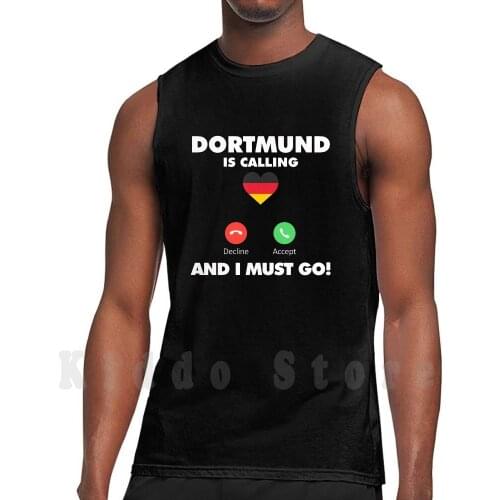 Love Is Calling And I Must Go Travel To Germany Tank Tops Vest 100% Cotton Love Is Calling And I Must Go Travel Germany