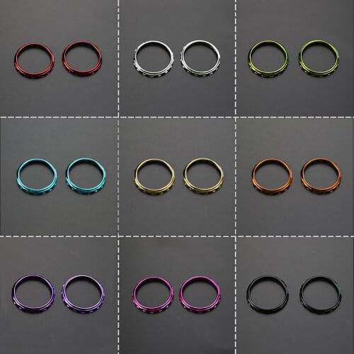 2pcs Colorful Joystick Head Ring Decorative Rocker circle For Sony PS5 Repair Parts