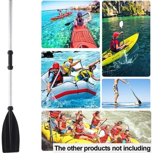 2pcs Kayak Paddle Detachable Aluminum Alloy Paddle Reinforced Inflatable Boat Kayak Portable Adjustable Paddle Boat Accessory