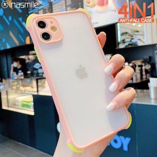 4IN1 Protective phone case For Samsung galaxy S8 S9 S10 S20 PLUS S21 ULTRA A21S A20 A50 A70 A51 A71 A12 5G NOTE 20 10 9 8 COVER