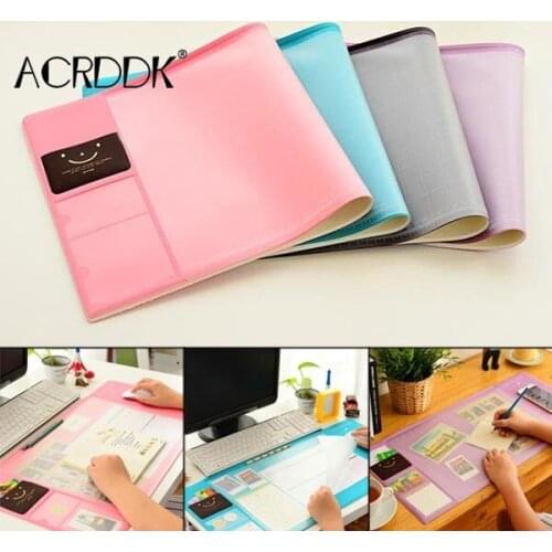 1 Pcs Large Mouse Pad Multi-function Desk Mouse Mat Waterproof Office Desk Protector Mat FC