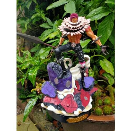 Big Size 37cm GK Anime One Piece Charlotte Katakuri Action Figure Model Toys