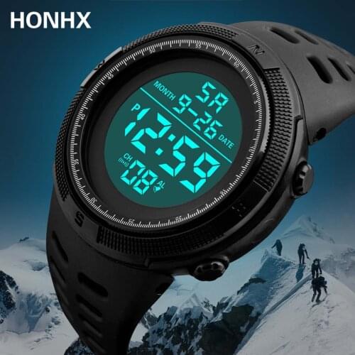 Sports Watch 50M Waterproof LED Digital Luminous 2021 New Fashion Watch for Men Wristwatch Deportivo Hombre Reloj Drop Shipping