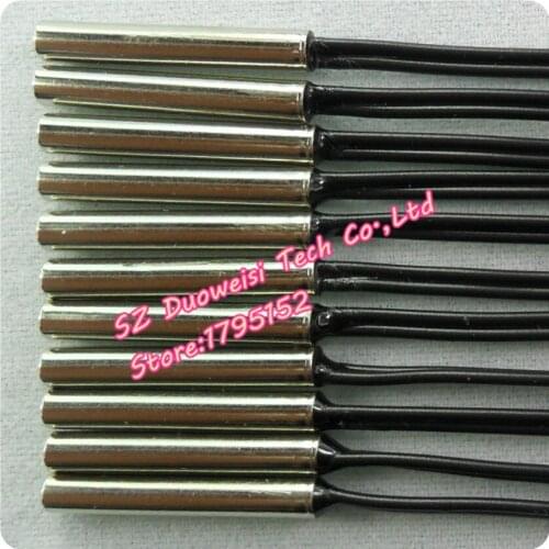 NTC thermistor temperature sensor 10K 1% 3950 line long 800mm temperature of 200 degrees 4 * 25mm