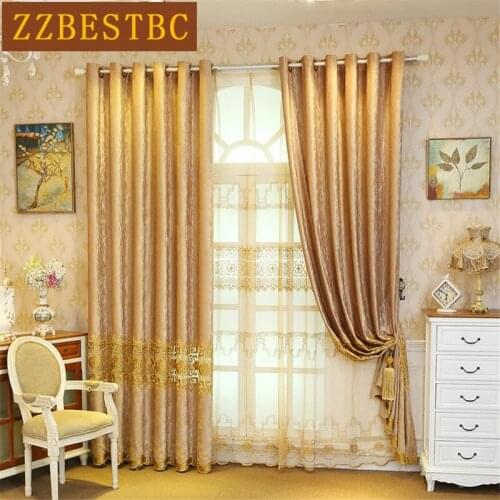 6 Europe Luxury Villas Custom-Made Exquisite Decorative Curtains For Living Room High-Quality Flat Window Curtains For Bedroom