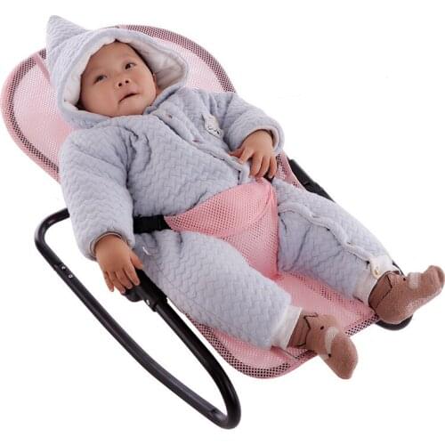 Baby Rocking Chair Infant Collapsible Cradle Bed Toddler Adjustable Sleep Comfort Breathable Chair Coax Newborn Sleep Furniture