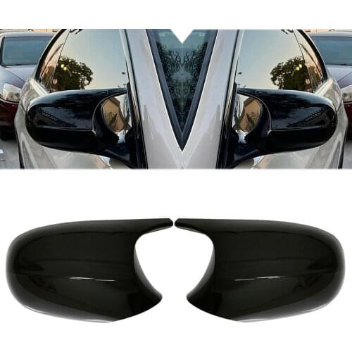 For BMW E90 E91 09-11/ E92 E93 11-13 LCI Gloss Black Side Wing Mirror Cover Cap