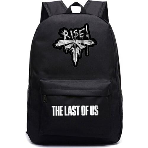 Hot the Last of Us Part 2 Canvas Schoolbag Cartoon Anime Backpack Teens Game Print Bookbag Kids Daily Rucksack Children Mochila