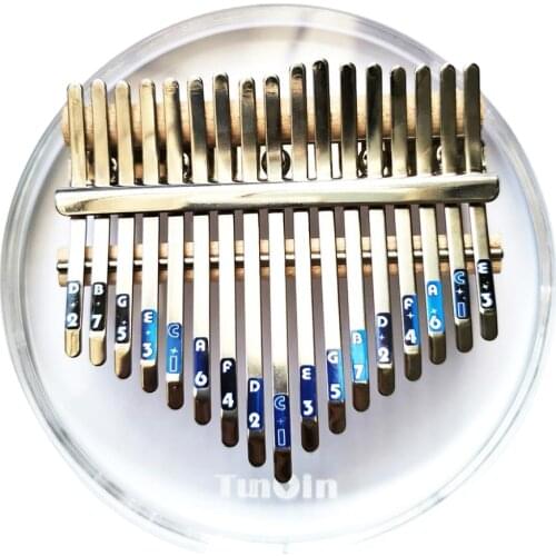 17Keys Finger Thumb Piano Kalimba Acylic With Tuning Hammer For Kids