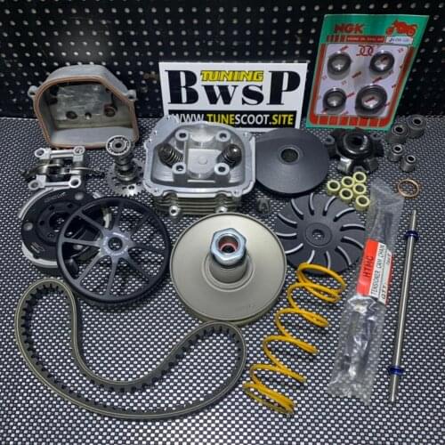 RUCKUS Upgrade Kit With 2 Valve Cylinder Head CVT Set Axle Big Valves Size BWSP Tuning Edition