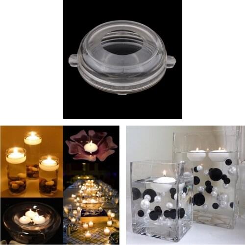 Round Disc Shapes Candle Making Molds DIY Candle Mold Soap Making Moulds for Handmade Waterproof Tea Lights, Floating Candles
