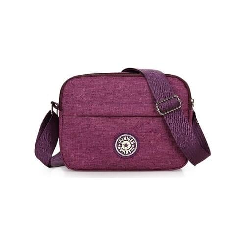 Fashion casual colorful unsixe small shopping handbags!Hot solid women nylon shoulder&crossbody bag All-match Lady Carrier