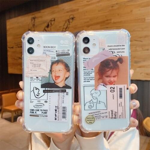 Fashion Lovers Label Soft Case for iPhone 7 8 Plus X Xs Xr XsMax 11 12 Pro Max Mini SE2020 Boy Girl Kids Protective Cover Funda