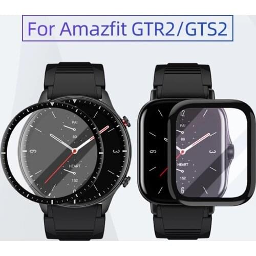 Soft Fibre Glass Film Cover For Amazfit GTR 2 /GTS 2 GTR 2e/GTS 2e GTS2 Mini GTR2/GTS2 Screen Protector Case