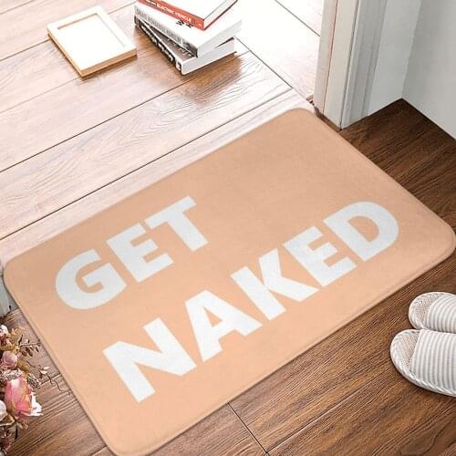 Get Naked Doormat Carpet Mat Rug Polyester Non-Slip Floor Decor Bath Bathroom Kitchen Bedroom 40*60