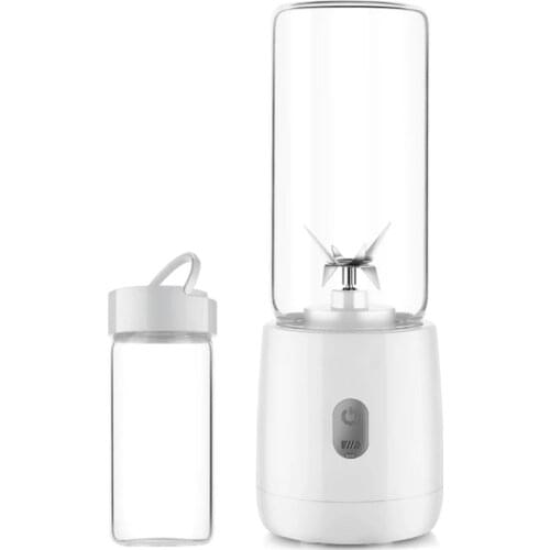 New 6-Leaf Mini Portable Home Juicer With Multi-function Electric Juicer Cup And USB Charging Juice Extractor 400ml