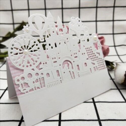 New Castle Wedding Metal Dies Scrapbooking Metal Cutting Dies Craft Stamps Die Cut Embossing Greeting Card Make Stencil Cover