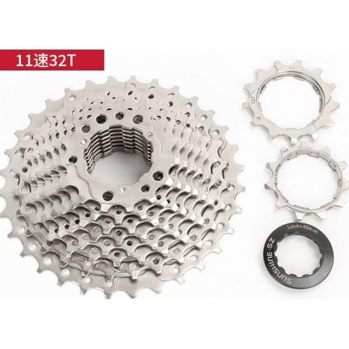 Road Bicycle Freewheel 8s 9s 10s 11s 12 Speed 11-23T 25T 28T 32T 34T 36T Steel Variable Speed Cassette Flywheel for Shimano SRAM